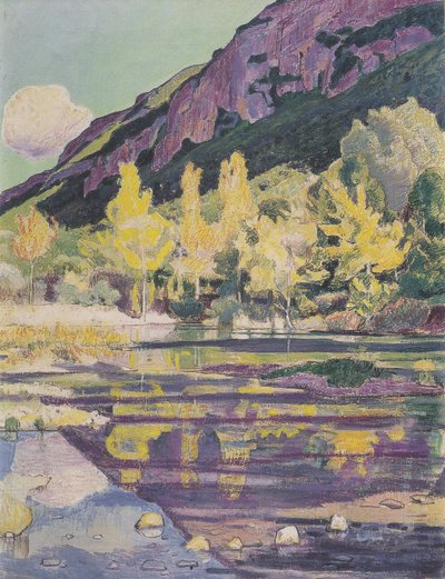 Au pied du Petit Salève - Ferdinand Hodler